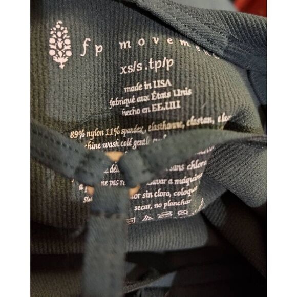 FREE PEOPLE MOVEMENT DANCE ALL DAY BODY SUIT FOREST GREEN NWOT XS/S - Picture 7 of 7